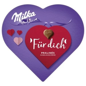 I Love Milka Herz Praliné Haselnusscrème 12x165 g Packung - Bild 1 von 2