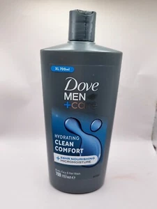 Dove Men +Care Hydrating Clean Comfort Body Face & Hair Wash, 700ml (S61 C.GC) - Picture 1 of 5