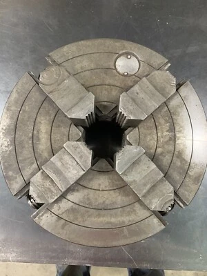 Mandril de torno de montaje trasero Cushman 12" 1000112L0C independiente 4 mordazas L0 diámetro de 2,25" Foto 1 de 4