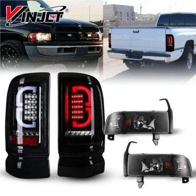 Faros + luces traseras LED luces traseras para Dodge Ram 1500 2500 3500 1994-2001 Foto 1 de 4
