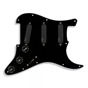 EMG DG20 Pro Series Pre-Wired Pickguard for Strat, Black Pickup Covers / Black - Picture 1 of 1