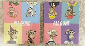 SEALED All Gone 2021 x Bored Ape Yacht Club BAYC Limited Edition (Set Of 2) - Picture 1 of 2
