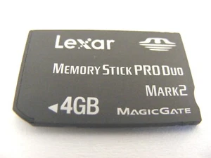 4GB Memory Stick PRO Duo Markt 2 ( 4 GB MS PRO Duo ) LEXAR gebraucht - Bild 1 von 1