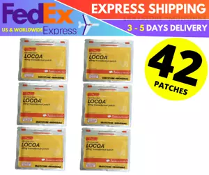 LOCOA 6 Pack (42 Patches) 40mg Transdermal Joint Pain Relief - FAST SHIPPING - Picture 1 of 9