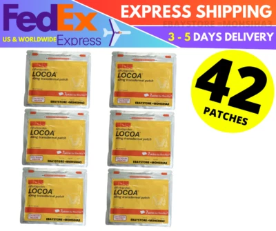 LOCOA 6 Pack (42 Patches) 40mg Transdermal Joint Pain Relief - FAST SHIPPING - Image 1 of 4