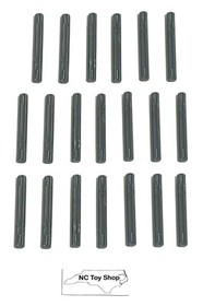 20 Rare K'NEX Silver Gray "X-Rods" Endless/Headless Specialty Rods Parts 2" KNEX