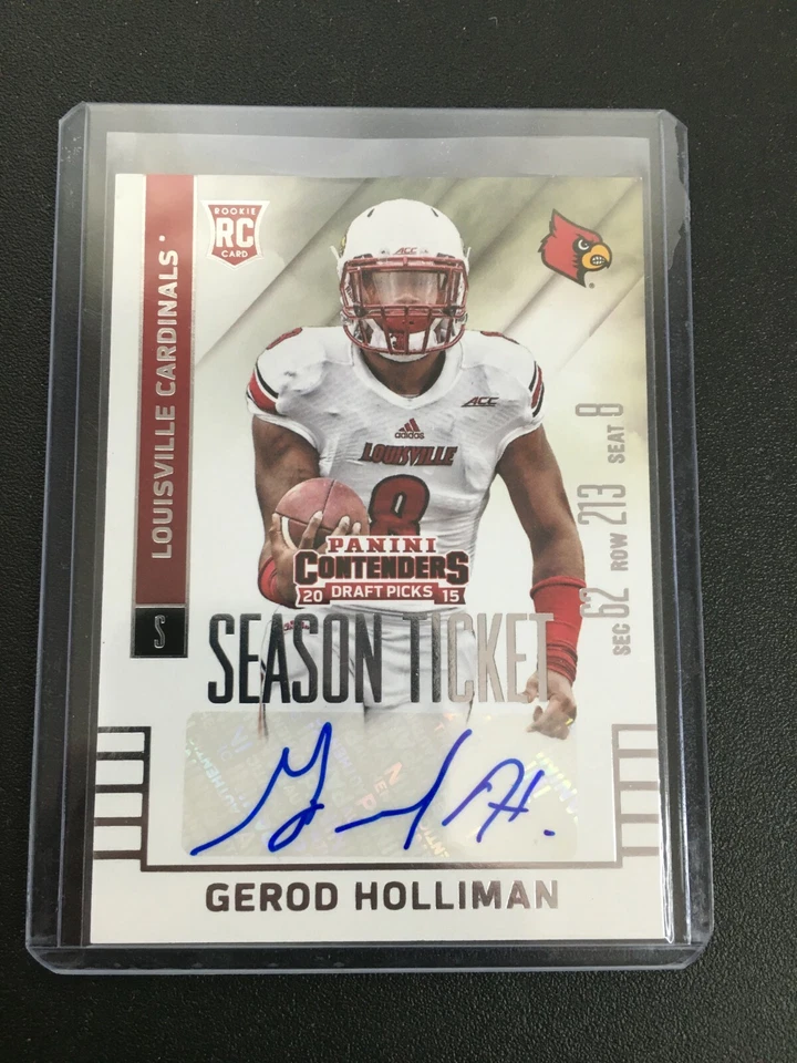 F75651  2015 Panini Contenders Draft Picks #189 Gerod Holliman AUTO RC - Image 1 of 1