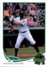 2016 Eugene Emeralds Grandstand #9 Michael Foster Pickering Ontario Canada Card
