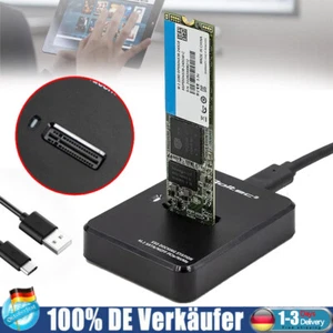 Dual Protocol SATA/NVME M.2 SSD Case USB 3.1 Gehäuse-Adapter Docking Station NEU - Bild 1 von 20