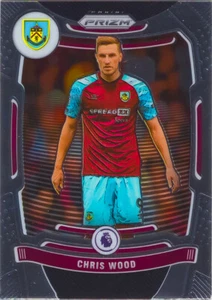 Chris Wood 2021-22 Panini Prizm Premier League Soccer Chrome Card #75 Burnley - Picture 1 of 2