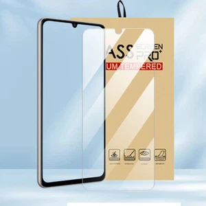9H Tempered Glass Screen Protector For Samsung Galaxy A15/A05/A05S/A25/A55/A35 - Picture 1 of 7