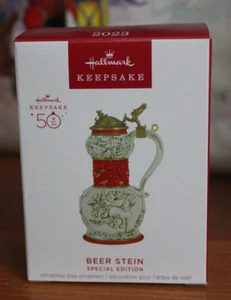 Hallmark Keepsake 2023 Beer Stein Special Edition Christmas Ornament - NEW - Picture 1 of 5