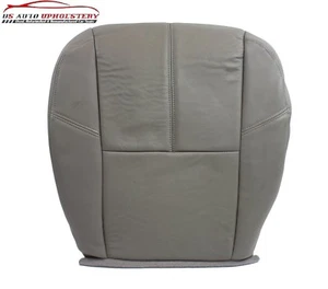 2007-2013 Compatible with GMC 3500 WT Driver Side Bottom VINYL Seat Cover Gray - Picture 1 of 5