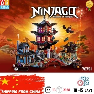 BAND NEW NINJAGO Temple of Airjitzu 70751 Building Bricks Toy Set - Retired