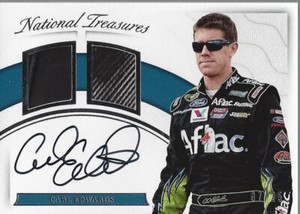2017 Panini National Treasures Dual Tire Signatures #12 Carl Edwards Auto /25 