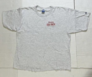 Vintage University of South Dakota Champion T-Shirt Single Stitch XXLarge - Picture 1 of 8