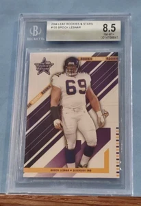 2004 BLATT ROOKIES & STARS BROCK LESNAR WWE RC #155 BGS 8,5 - Bild 1 von 1