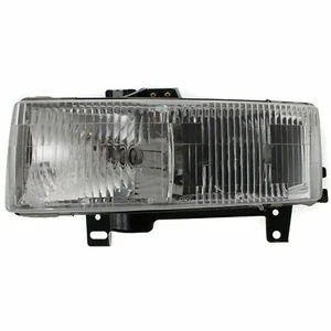 New LH Left Driver Side Headlight Assembly Fits 1996-2002 Chevrolet Express 1500 - Picture 1 of 4