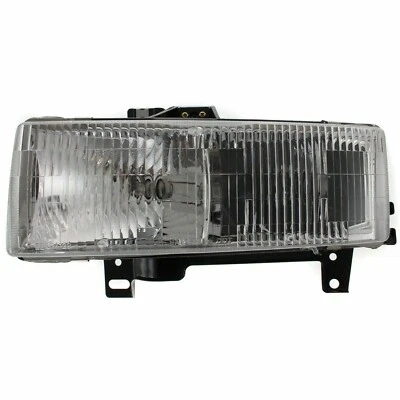 New LH Left Driver Side Headlight Assembly Fits 1996-2002 Chevrolet Express 1500 - Image 1 of 4
