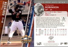 Trayvon Robinson 2011 MultiAd Pacific Coast League All-Stars #8 Card