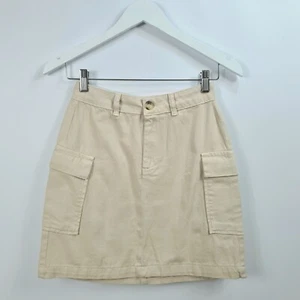 Michelle Keegan - NUOVO - Minigonna cargo - Beige chiaro - UK 6 - Foto 1 di 5