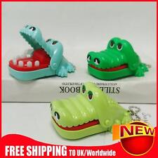 Crocodile Teeth Dentist Game Portable Funny Gags Toy with Keychain for Adults