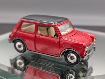 Dinky Toys Morris Mini Minor #183 Meccano Ltd Red Vintage England - Image 1 of 4