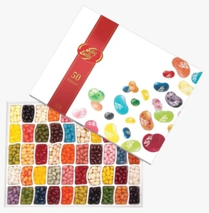 Jelly Belly 50 individuelle Geschmacksrichtungen American Jelly Beans Süßigkeiten 600g Geschenkbox - Bild 1 von 3
