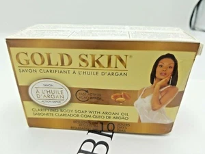 GOLD SKIN CLARIFYING BODY SOAP W ARGAN OIL 10 Days 180g ORIGINAL - Picture 1 of 4
