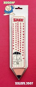 ziggy by tom wilson set matite e gomma auguri mondadori 1982 pencil rubber ziggy - Foto 1 di 9