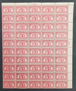 US Stamp #627 Sesquicentennial Exposition Full Pane of 50, F-VF, NH, CV $275 - Picture 1 of 2