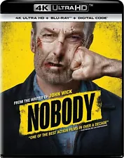 Nobody 4K UHD Blu-ray + Bluray [NO DIGITAL] 2021 Bob Odenkirk Crime Action Drama
