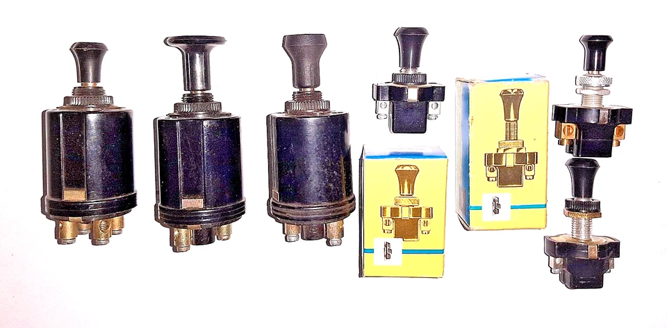 MARKENLOS DDR FER KFZ Zug & Schub Schalter Wartburg Trabant W50 ZT MTS T174 Multicar Robur