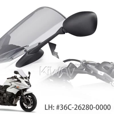 Replacement mirror LEFT HAND fits Yamaha Diversion 600 ABS (XJ6SA) (09'-13') ε — 第 1/4 张图片