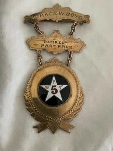National Protective Legion Insurance Gold Medal Low karat 7K ? 8.4 grams 5.4 dwt - Picture 1 of 5
