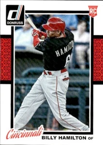 2014 Donruss #281 Billy Hamilton RC Cincinnati Reds Baseball - Picture 1 of 2