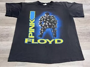 Vintage RARE 1989 Pink Floyd European Tour Concert T-Shirt Size L Brockum Faded - Bild 1 von 10