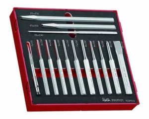 Teng Tools Punsch & Chisel Set FOAM2 14 Pieces - Picture 1 of 6