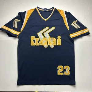 Vintage Karl Kani Football Jersey 90s Maize and Blue #23 Short Sleeve Sz XL - Picture 1 of 6