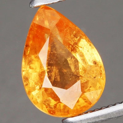 Granada Spessartite Laranja Natural Não Aquecida 1,43 ct 8x5,8 mm Namíbia, África - Imagem 1 de 4