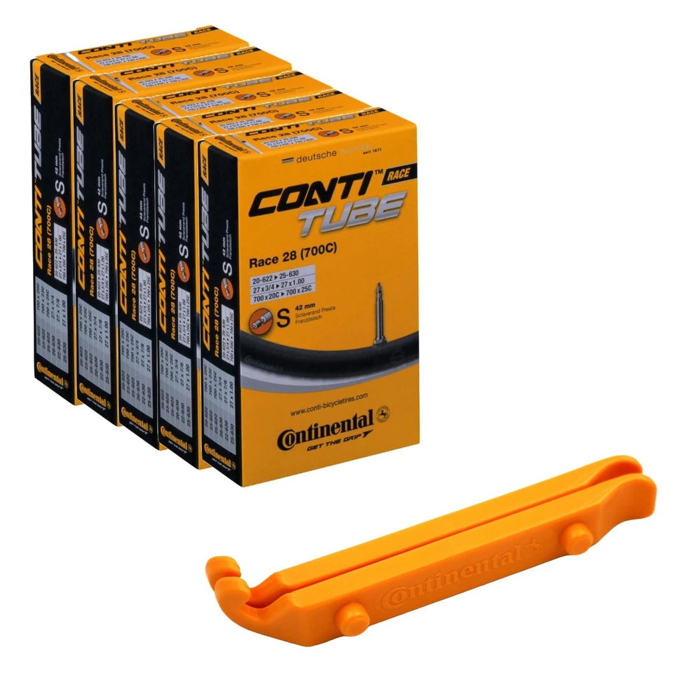 Continental Bicycle Tubes Race 28 700x20-25 S42 Presta Valve 42mm Bike Tube - V - Image 1 of 1