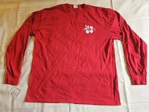 Camisa Trader Joes Hibisco Roja Adulto XL Manga Larga - Imagen 1 de 9