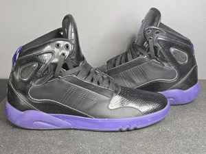 ADIDAS Roundhouse Mid 2.0 # G56231 Black/Purple US Men’s Size 10 - Picture 1 of 5