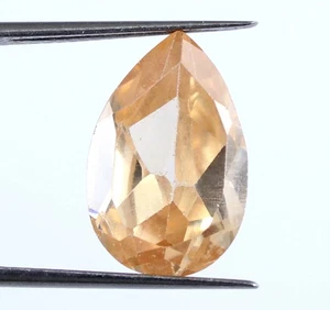 Certificato Naturale Marrone Axinite 10.80 KT Pera Loose Gemma V8140 - Picture 1 of 6