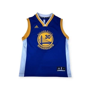 Adidas Golden State Warriors Curry 30 NBA Jersey Youth Medium - Picture 1 of 8
