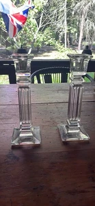 10” Glass Candlestick  - Picture 1 of 5