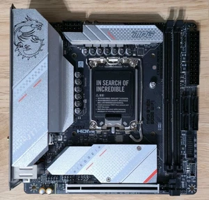 Scheda madre MSI MPG B760I Edge WiFi Gaming (LGA 1700, DDR5, Mini-ITX) - Foto 1 di 3