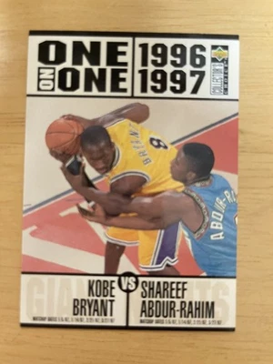 1996-97 Upper Deck Collector's Choice  Kobe Bryant, Shareef Abdur-Rahim #361 (RC - Image 1 of 2