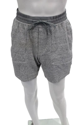 Pantalones Cortos de Sudadera Lululemon Para Hombre Gris Cordón Mezcla de Algodón Talla M Foto 1 de 4