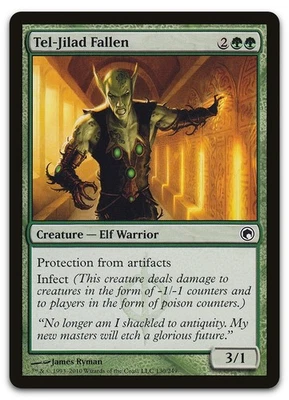 Tel-Jilad Fallen #130 (LP) Scars of Mirrodin SOM Magic MTG - Image 1 of 2